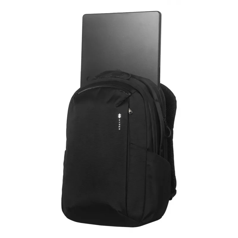 Seljakott HYPER HyperPack HP21PBKGL sülearvutitele kuni 40,6 cm (16 inch) — must, PET/polüester