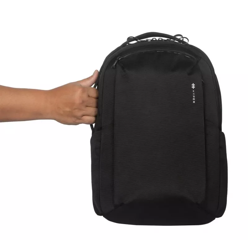 Seljakott HYPER HyperPack HP21PBKGL sülearvutitele kuni 40,6 cm (16 inch) — must, PET/polüester