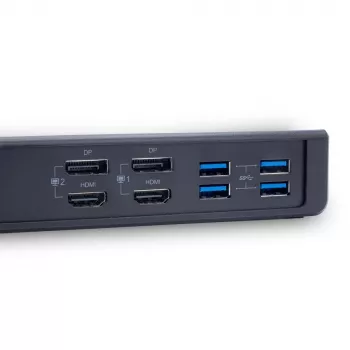 TERRA 1480374 sülearvuti dokk/pordireplikaator Juhtmega USB 3.2 Gen 1 (3.1 Gen 1) USB-C Must