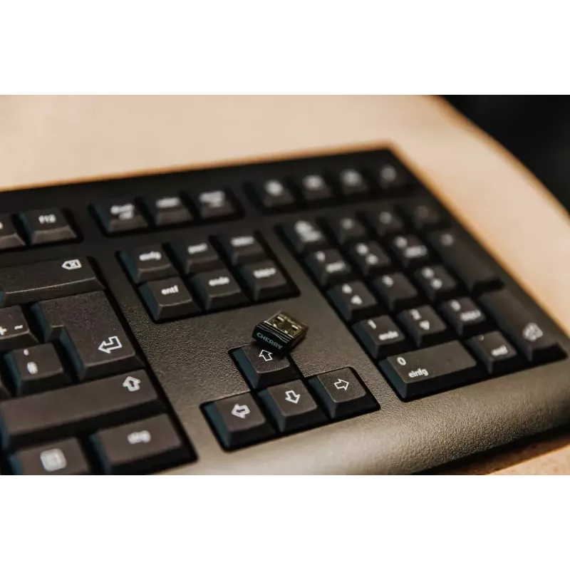 CHERRY KW 3000 klaviatuur Universaalne RF Juhtmevaba QWERTY US International Must