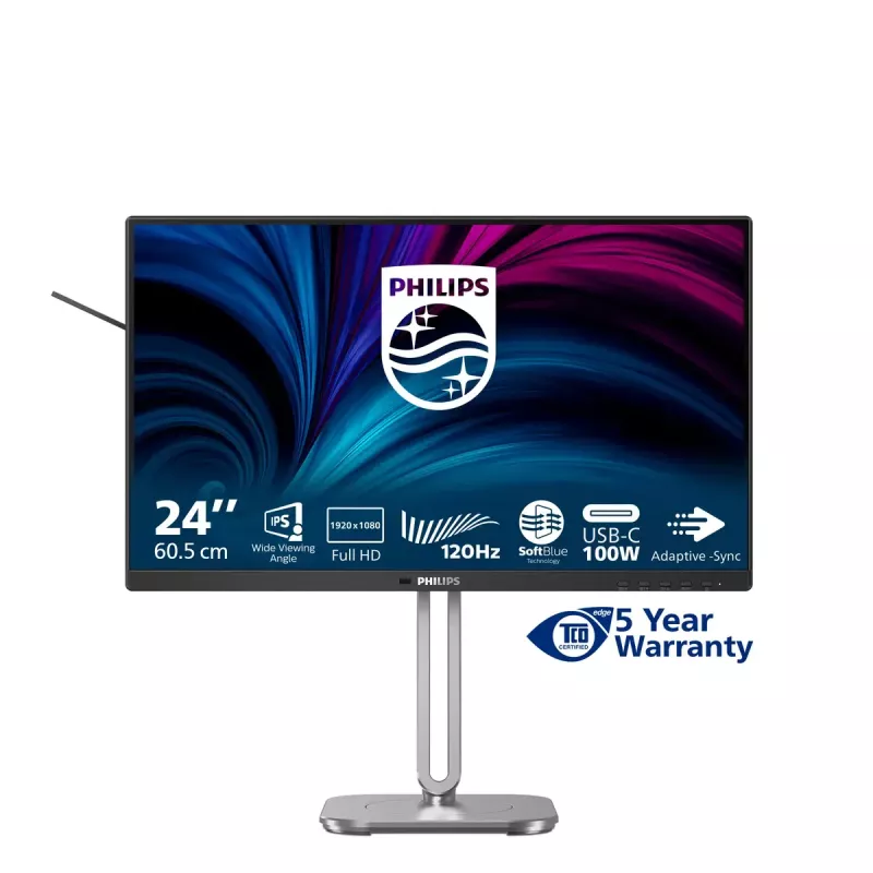 Philips 4000 seeria 24B2U4301/00 arvutimonitor 60,5 cm (23,8 tolli) 1920 x 1080 pikslit Full HD LCD hall