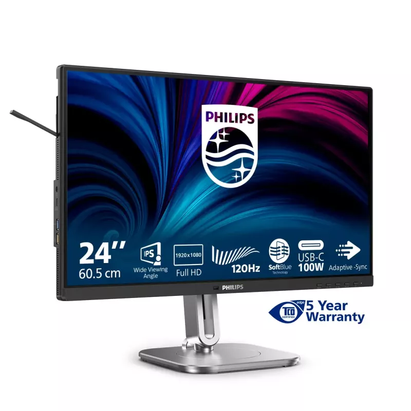 Philips 4000 seeria 24B2U4301/00 arvutimonitor 60,5 cm (23,8 tolli) 1920 x 1080 pikslit Full HD LCD hall