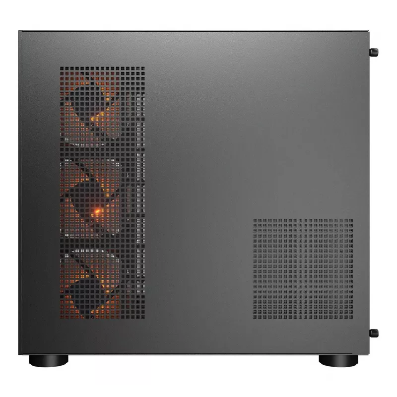 COUGAR PC Midi Tower Case FV150 ARGB — Must, ATX/MicroATX/Mini-ITX, 3x120mm ees + 1x120mm taga, 2x3.5 tolli & 2x2.5 tolli pesad
