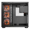 COUGAR PC Midi Tower Case FV150 ARGB — Must, ATX/MicroATX/Mini-ITX, 3x120mm ees + 1x120mm taga, 2x3.5 tolli & 2x2.5 tolli pesad