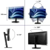 Philips 3000 seeria 24B2U3301D/00 arvutimonitor 61,2 cm (24,1 tolli) 1920 x 1200 pikslit WUXGA LCD must