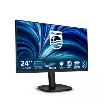 Philips 3000 seeria 24B2U3301D/00 arvutimonitor 61,2 cm (24,1 tolli) 1920 x 1200 pikslit WUXGA LCD must