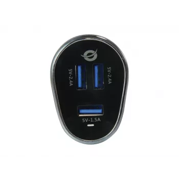 Conceptronic CARDEN06B mobiilseadme laadija Universaalne Must Sigaretisüütaja Auto