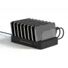 Conceptronic OZUL 8-pordine 75W USB PD laadimisjaam, sisetingimustesse, vahelduvvool, 12 V, must