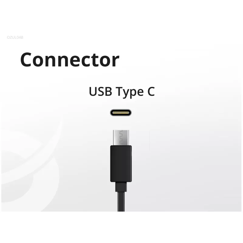 Conceptronic OZUL04BE 67W GaN USB PD laadija, sisseehitatud USB-C kaabel