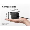 Conceptronic OZUL05BE mobiilseadme laadija Universaalne Must Vahelduvvool Siseruumidesse