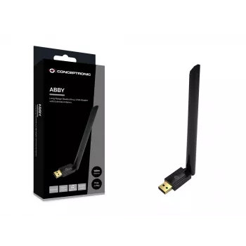Conceptronic ABBY17B pikamaa Bluetooth 5.3 USB-adapter, väline antenn