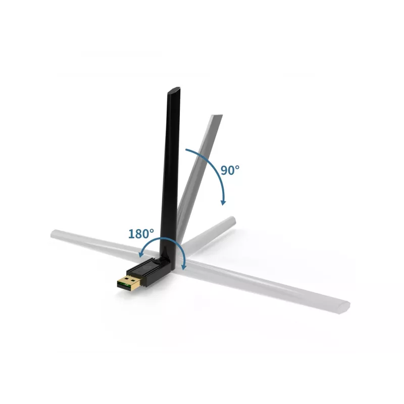 Conceptronic ABBY17B pikamaa Bluetooth 5.3 USB-adapter, väline antenn