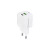Conceptronic 2-pordiline 20W GaN USB PD laadija, USB-C x 1, USB-A x 1, QC 3.0, PPS