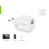 Conceptronic 2-pordiline 20W GaN USB PD laadija, USB-C x 1, USB-A x 1, QC 3.0, PPS