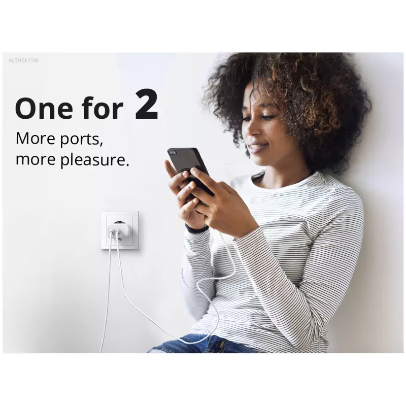 Conceptronic 2-pordiline 20W GaN USB PD laadija, USB-C x 1, USB-A x 1, QC 3.0, PPS