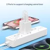 Conceptronic 2-pordiline 20W GaN USB PD laadija, USB-C x 1, USB-A x 1, QC 3.0, PPS