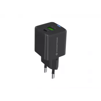 Conceptronic 2-pordiline 20W GaN USB PD laadija, USB-C x 1, USB-A x 1, QC 3.0, PPS