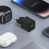 Conceptronic 2-pordiline 20W GaN USB PD laadija, USB-C x 1, USB-A x 1, QC 3.0, PPS