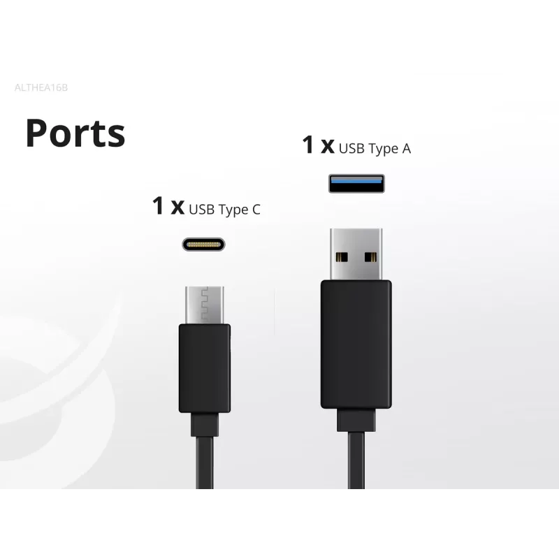 Conceptronic 2-pordiline 33W GaN USB PD laadija 3-in-1 laadimiskaabliga ALTHEA16B