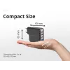 Conceptronic 4-portine 100 W GaN USB PD laadija USB-C laadimiskaabliga, USB-C x 3, USB-A x 1, QC 3.0, PPS