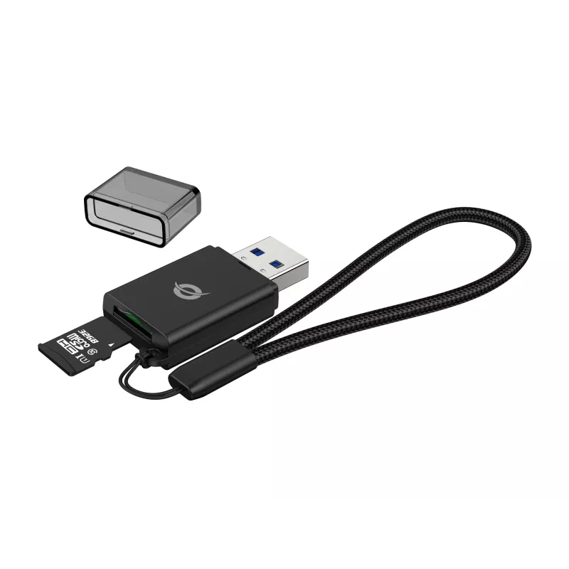 Conceptronic BIAN07B TF/MicroSD 3.0 kaardilugeja, UHS-I, USB 3.0, 5Gbps