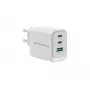 Conceptronic ALTHEA21W65 3-pordiline 65W GaN USB PD laadija, USB-C x 2, USB-A x 1, QC 3.0, PPS, PD 3.0