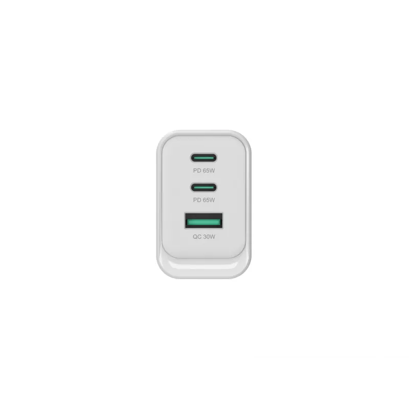 Conceptronic ALTHEA21W65 3-pordiline 65W GaN USB PD laadija, USB-C x 2, USB-A x 1, QC 3.0, PPS, PD 3.0