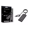 7-ühes kaardilugeja CONCEPTRONIC BIAN10B — USB 3.2 Gen 1 Type-A/USB-C, CF/MMC/MS/SD/MicroSD/xD, must