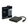 Conceptronic DONN01B sülearvuti dokk/pordireplikaator USB 3.2 Gen 1 (3.1 Gen 1) USB-C Must