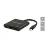 Conceptronic DONN01B sülearvuti dokk/pordireplikaator USB 3.2 Gen 1 (3.1 Gen 1) USB-C Must