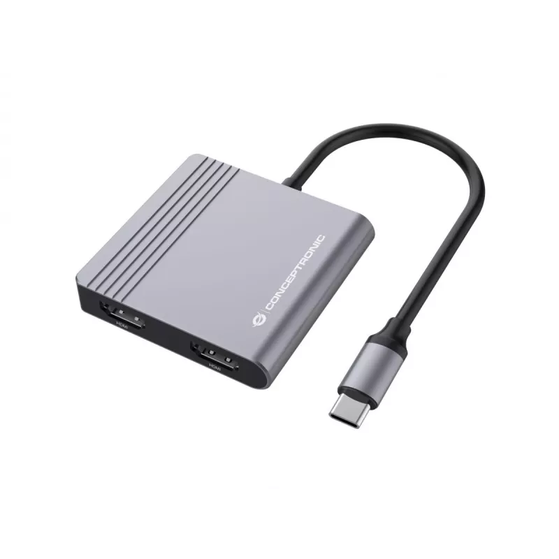 Conceptronic DONN13G sülearvuti dokkimisjaam / pordikordisti Juhtmega USB 3.2 Gen 1 (3.1 Gen 1) USB-C Hall