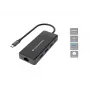 Conceptronic DONN14G sülearvuti dokk/pordireplikaator Juhtmega USB 3.2 Gen 1 (3.1 Gen 1) USB-C Hall
