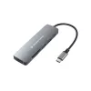 Conceptronic DONN11G 6-in-1 USB 3.2 Gen 1 dokkimisjaam, HDMI, 100W USB PD, USB 3.0, USB 2.0, SD, TF/MicroSD
