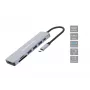 Conceptronic DONN19G 7-ühes USB 3.2 Gen 1 dokkimisjaam, HDMI, USB-A 3.0 x 3, SD, TF/MicroSD, 100W USB PD