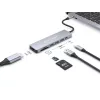 Conceptronic DONN19G 7-ühes USB 3.2 Gen 1 dokkimisjaam, HDMI, USB-A 3.0 x 3, SD, TF/MicroSD, 100W USB PD