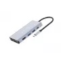 Conceptronic DONN20G 10-in-1 USB 3.2 Gen 1 dokkimisjaam, HDMI, VGA, USB-A 3.0 x 3, SD, TF/MicroSD, Audio, GbE LAN, 100W USB PD