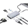 Conceptronic DONN20G 10-in-1 USB 3.2 Gen 1 dokkimisjaam, HDMI, VGA, USB-A 3.0 x 3, SD, TF/MicroSD, Audio, GbE LAN, 100W USB PD