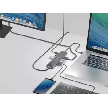 Conceptronic DONN 9-in-1 multifunktsionaalne USB-jaoturi adapter