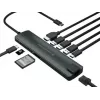 Conceptronic DONN 9-in-1 multifunktsionaalne USB-jaoturi adapter