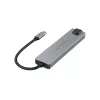 Conceptronic DONN29G 6-in-1 USB 3.2 Gen 2 dokkimisjaam, 4K60Hz HDMI, USB-A 10Gbps x 2, USB-C 10Gbps, GbE LAN, 140W USB PD 3.1