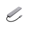 6-in-1 USB 3.2 Gen 1 dokkimisjaam CONCEPTRONIC DONN33G HDMI, 2×USB-A 5Gbps, 2×USB-C 5Gbps, 100W USB PD, hõbedane