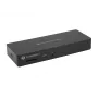 Conceptronic DONN30B 13-in-1 Thunderbolt 4 dokkimisjaam, juhtmega, Thunderbolt 4, 96 W, 3,5 mm, 10,100,1000,2000,2500 Mbit/s, IEEE 802.3bz
