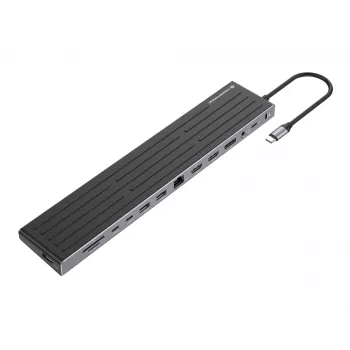 Dokkjaam Conceptronic DONN32B 14-in-1 USB 3.2 Gen 1 HDMI DP
