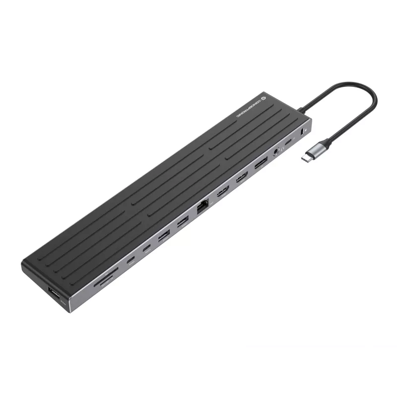 Dokkjaam Conceptronic DONN32B 14-in-1 USB 3.2 Gen 1 HDMI DP