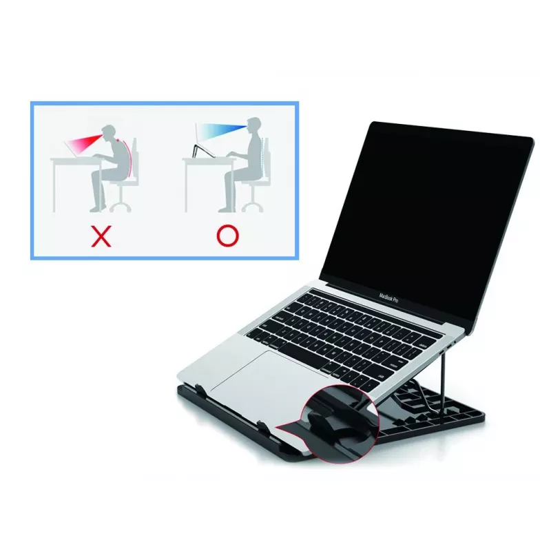 Conceptronic ERGO sülearvuti jahutusalus, sülearvuti alus, must, 39,6 cm (15,6 tolli)