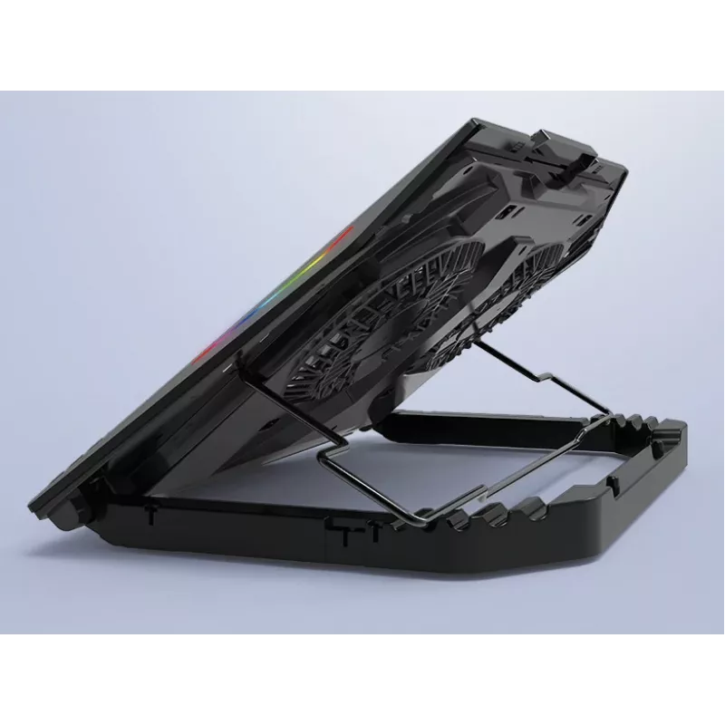 Conceptronic THYIA ERGO 2-Fan Gaming sülearvuti jahutusalus, 43,2 cm (17 tolli), 2 tk, nupud, must, sinine, roheline, punane, Hiina