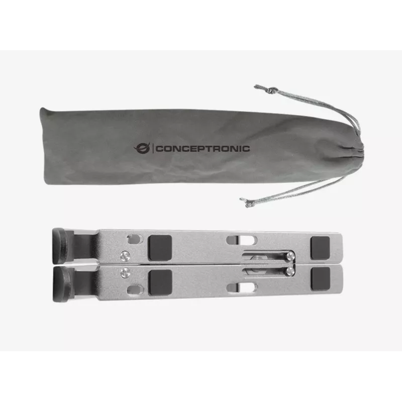 Conceptronic THANA04S ERGO kokkupandav alumiiniumist sülearvuti jahutusalus