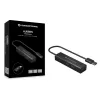 Conceptronic 4-pordiline USB 3.0 alumiiniumist jaotur koos USB-C - USB-A adapteriga
