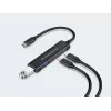 Conceptronic HUBBIES 4-pordiline USB 3.0 jaotur, 2 USB-C ja 2 USB-A porti, alumiiniumkorpus, USB-C pistik