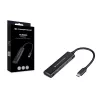 Conceptronic HUBBIES 4-pordiline USB 3.0 jaotur, 2 USB-C ja 2 USB-A porti, alumiiniumkorpus, USB-C pistik